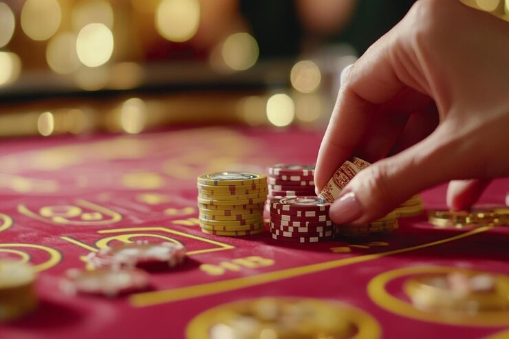 ideslot platform interface showing live-dealer table, sportsbook odds, and account dashboard across mobile and desktop